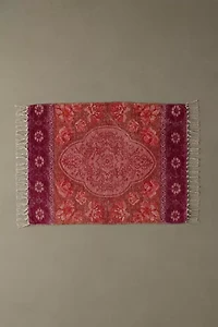 Minerva Floral Digital Printed Chenille Rug
