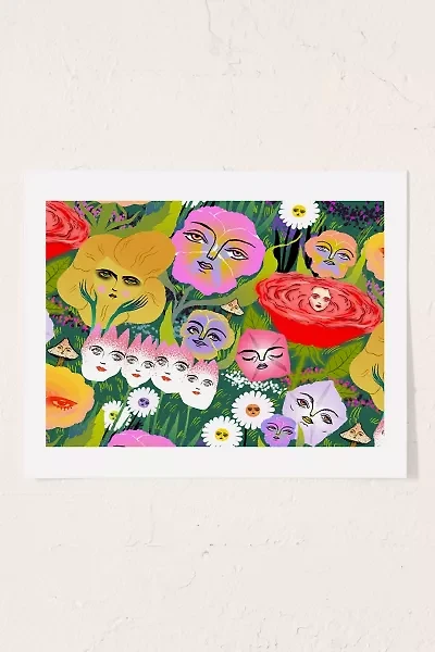 Blindthesun Flower Garden Art Print