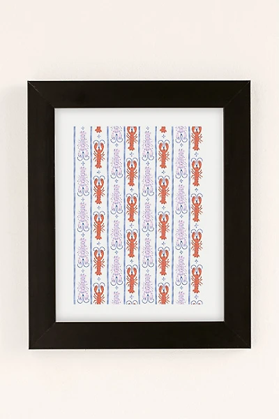 KrissyMast Lobster Stripe Art Print