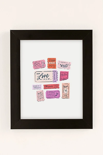 KrissyMast Ticket To Love Art Print