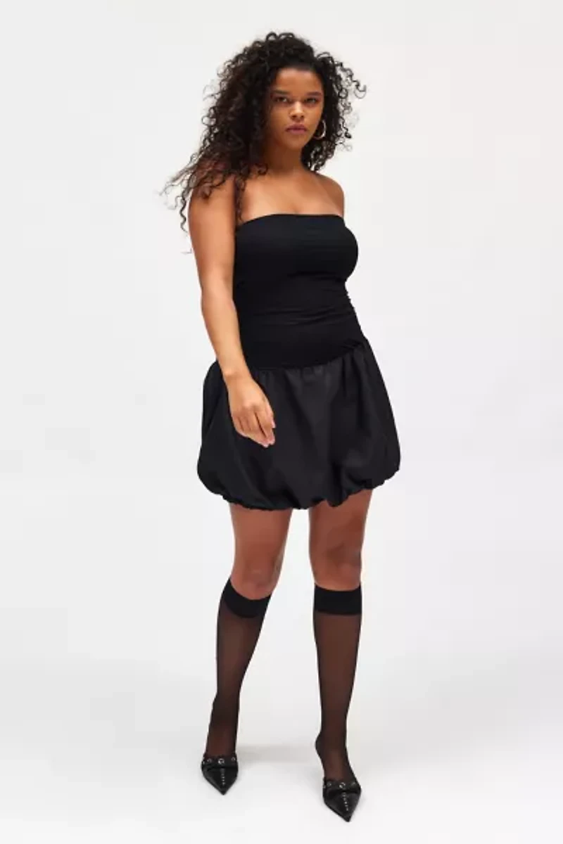 Kimchi Blue Bubble Hem Mini Dress