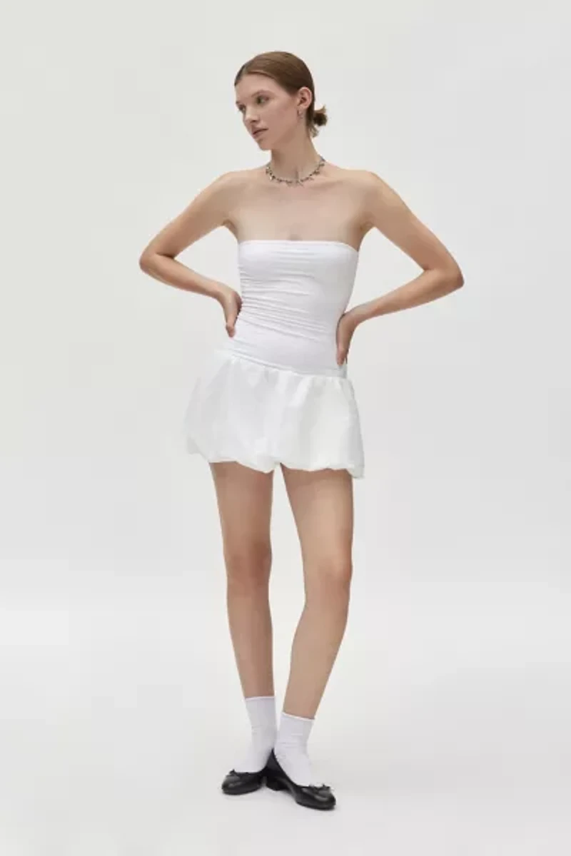 Kimchi Blue Bubble Hem Mini Dress