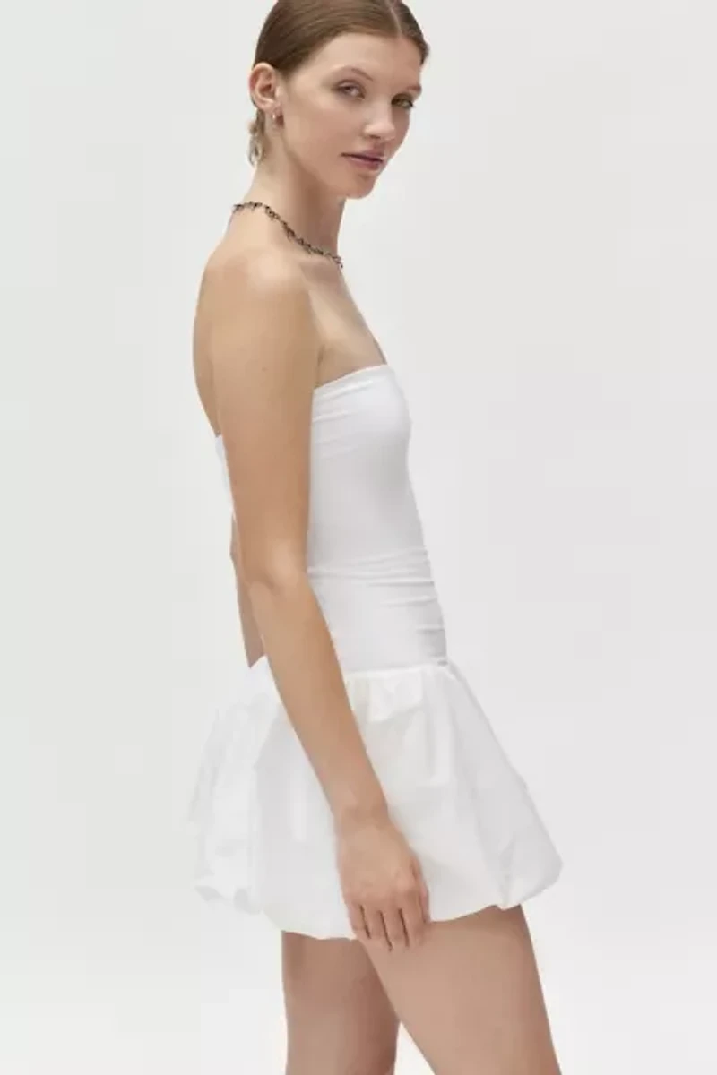 Kimchi Blue Bubble Hem Mini Dress