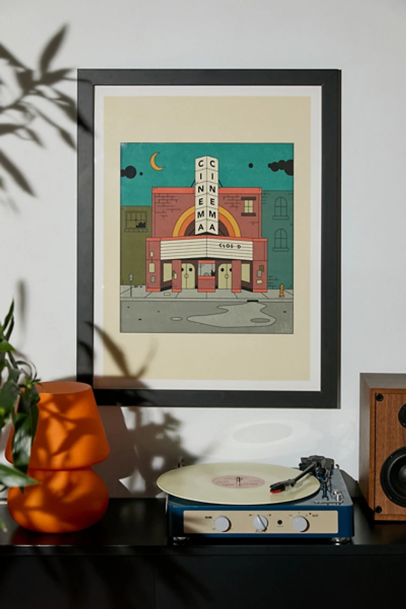 Jazzberry Blue CINEMA Art Print