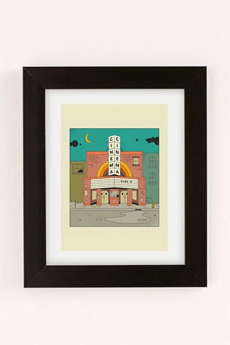 Jazzberry Blue CINEMA Art Print