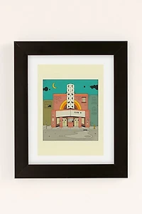 Jazzberry Blue CINEMA Art Print