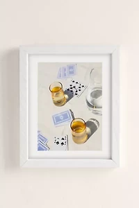 Emmely Schipper Playing A Game Of Cards Art Print