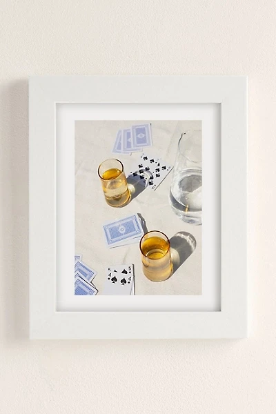 Emmely Schipper Playing A Game Of Cards Art Print