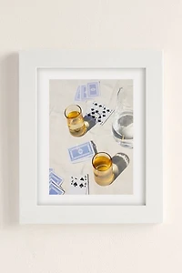 Emmely Schipper Playing A Game Of Cards Art Print