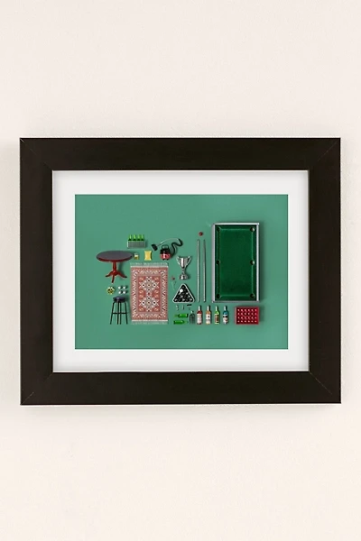 Pepino de Mar Dollhouse Inventory / Dark Green Art Print