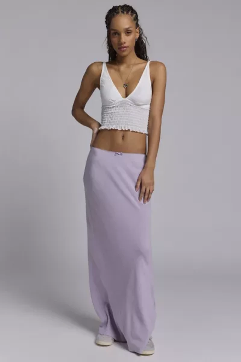 Out From Under Firecracker Smocked Cropped Top