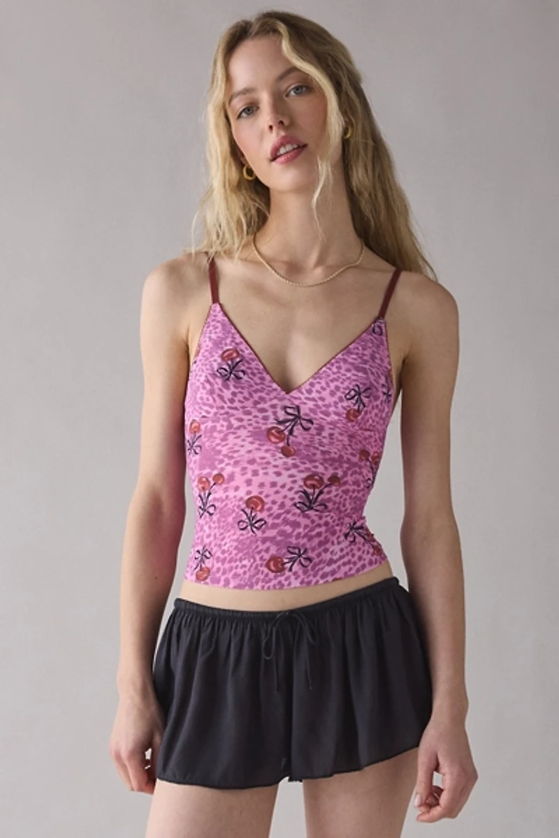 Out From Under Je T’aime Printed Cami