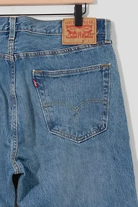 Vintage Y2K Levi's 501 Button Fly Distressed Denim Jeans