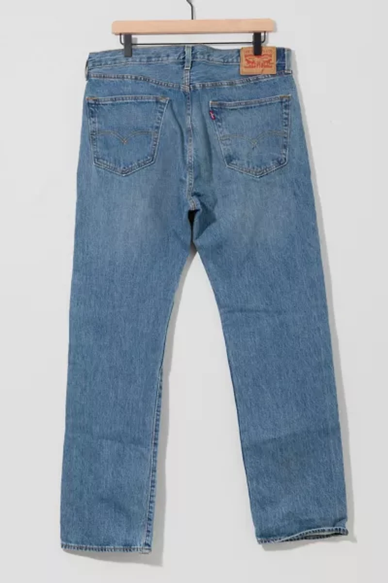 Vintage Y2K Levi's 501 Button Fly Distressed Denim Jeans