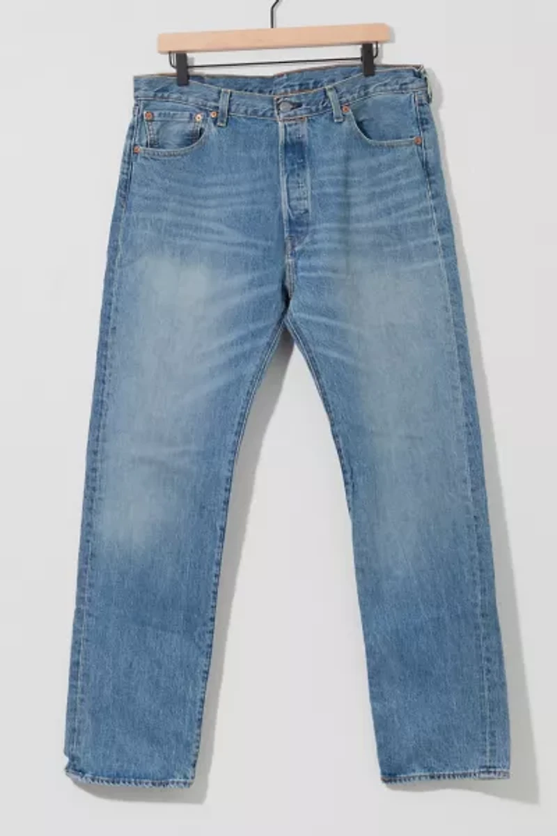 Vintage Y2K Levi's 501 Button Fly Distressed Denim Jeans