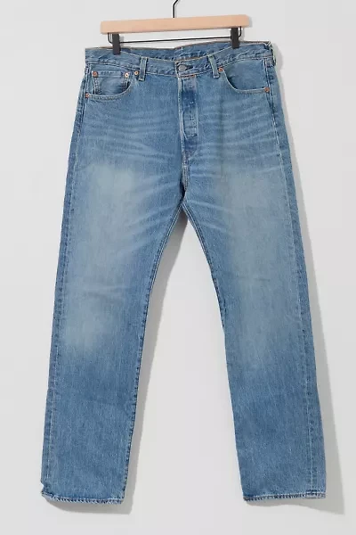 Vintage Y2K Levi's 501 Button Fly Distressed Denim Jeans