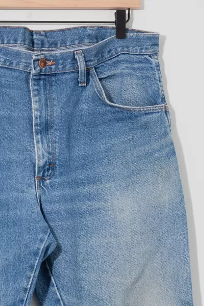Vintage 1990s Distressed Blue Faded Denim Jeans