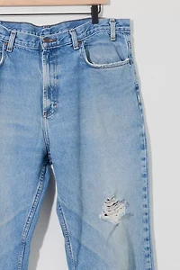Vintage 1990s Distressed Grunge Denim Faded Blue Jeans