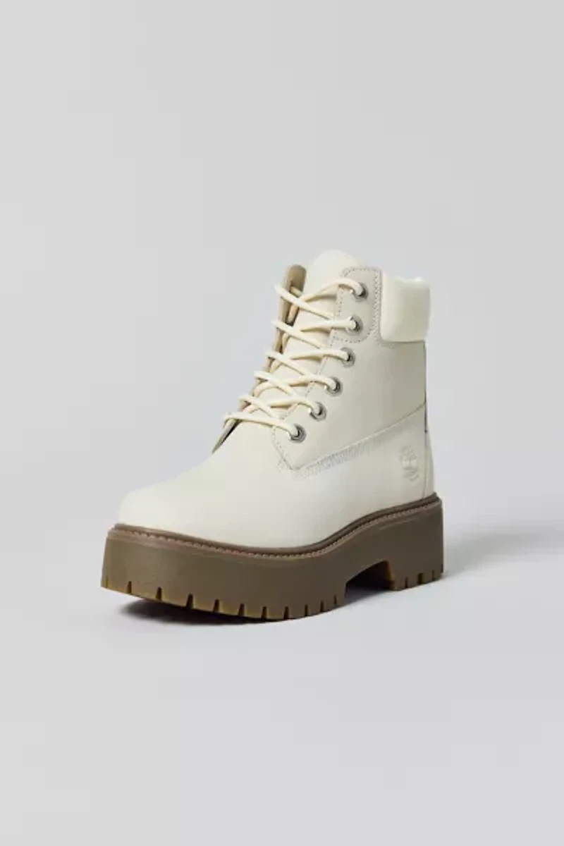 Timberland Women's Stone Street 6-Inch Platform Waterproof Leather Boot