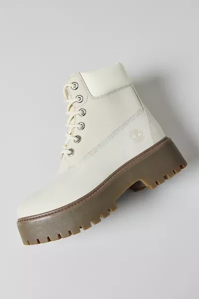 Timberland Women's Stone Street 6-Inch Platform Waterproof Leather Boot