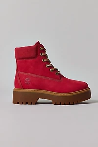Timberland Women's Stone Street 6-Inch Platform Waterproof Leather Boots