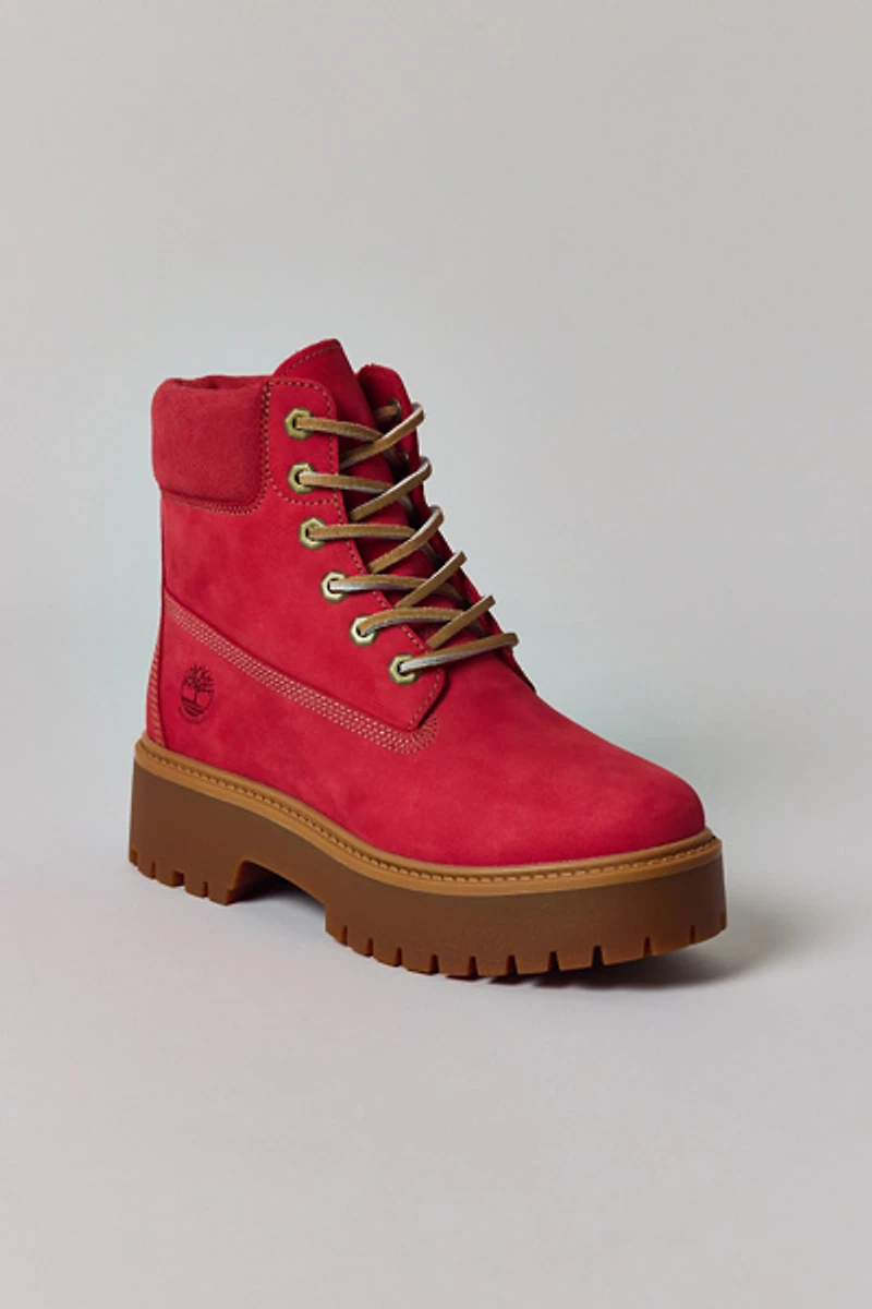 Timberland Women's Stone Street 6-Inch Platform Waterproof Leather Boots