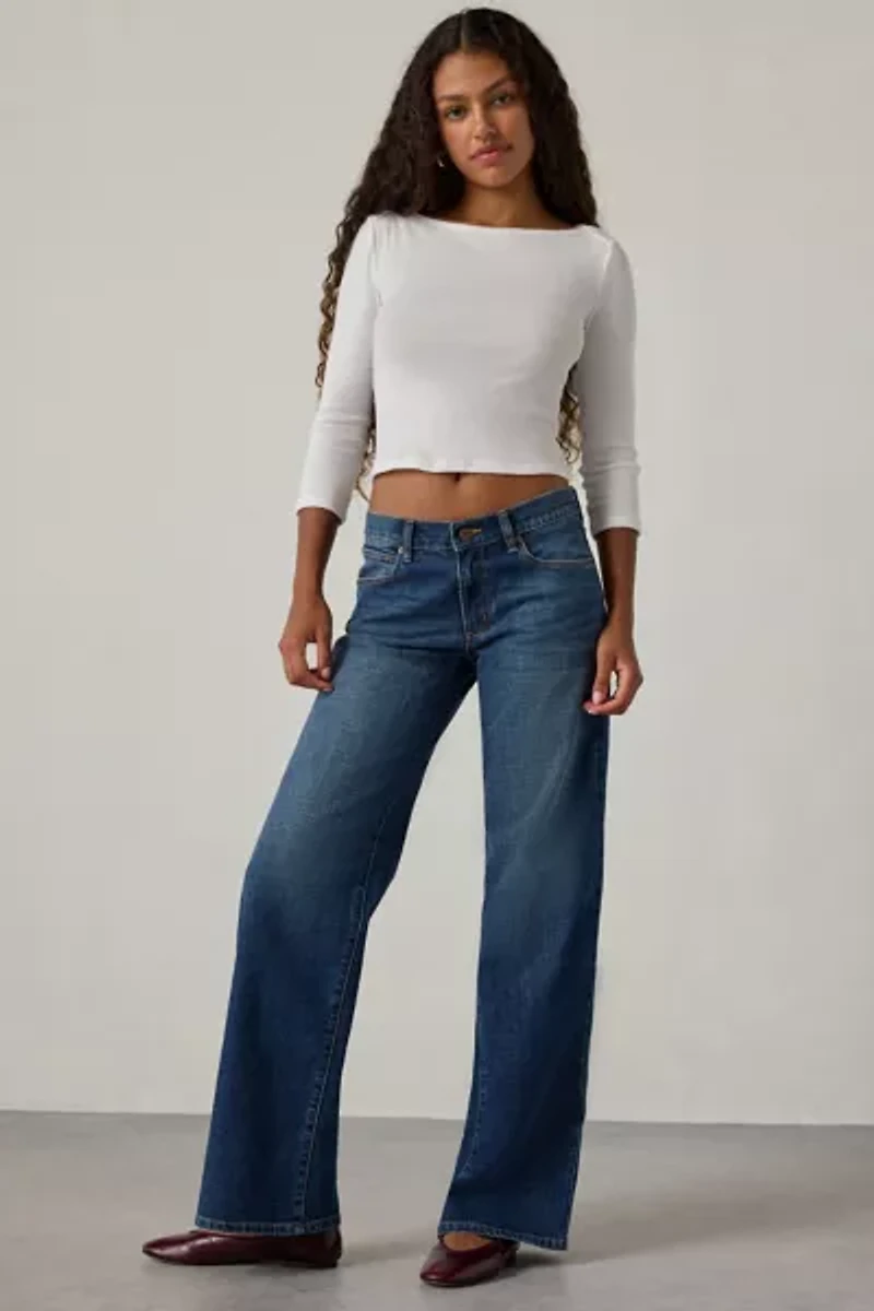 Abrand 99 Low-Rise Wide Jean