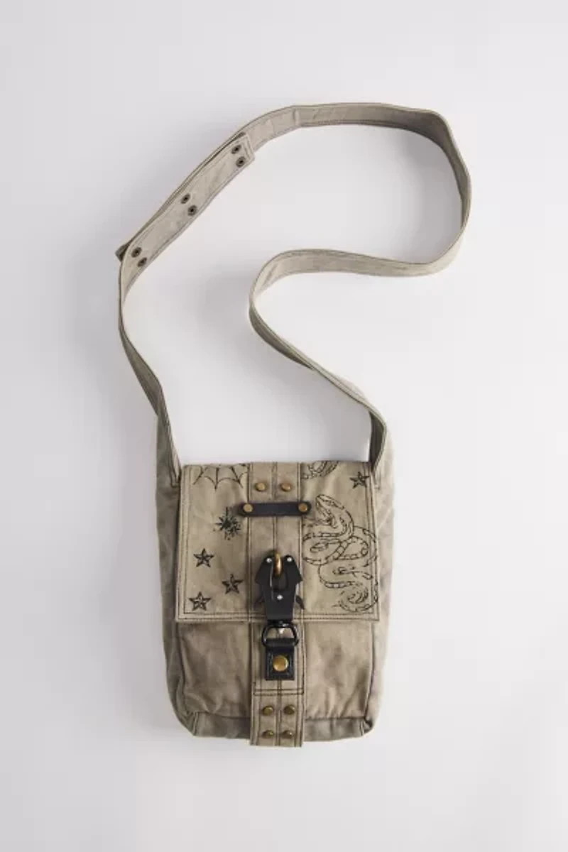 Goth Canvas Sling Bag