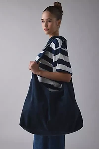 Boston Bow Suede Hobo Bag