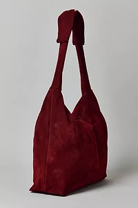 Kimchi Blue Bow Suede Hobo Bag