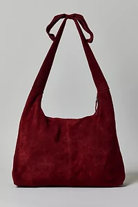 Kimchi Blue Bow Suede Hobo Bag