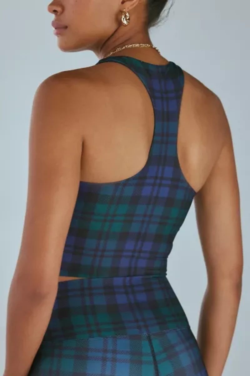 Beach Riot Yara Plaid Crop Top