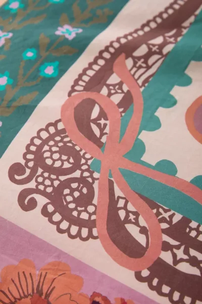 Raya Breezy Cotton Percale Duvet Cover