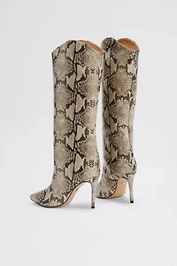 Schutz Maryana Snakeskin Knee-High Boot