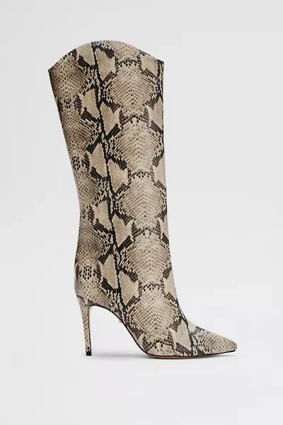 Schutz Maryana Snakeskin Knee-High Boot