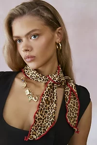 Leopard Print Headscarf