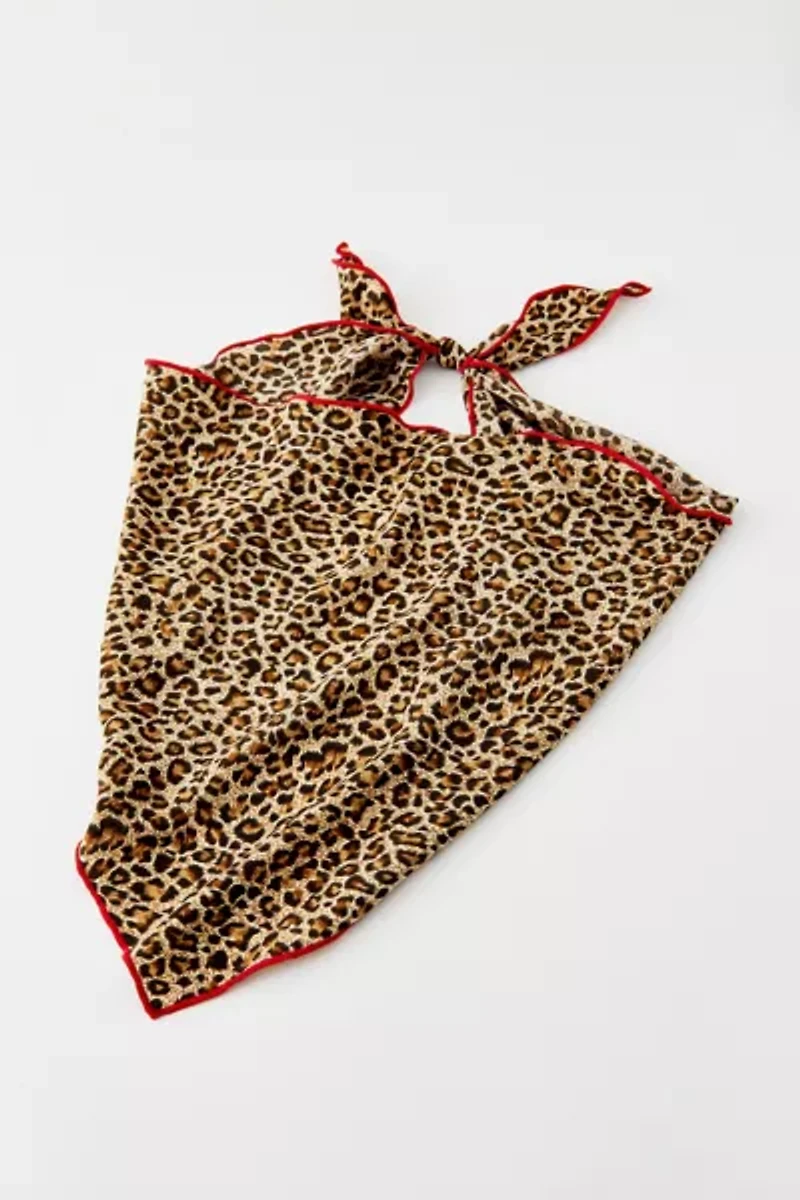 Leopard Print Headscarf