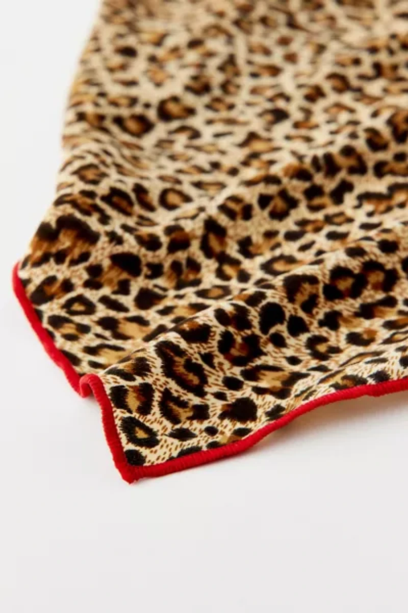 Leopard Print Headscarf