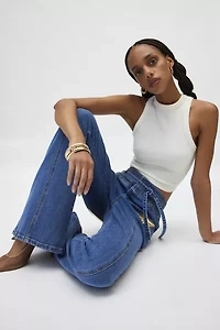 Stoned Immaculate Super Star Vintage Gold Bell Bottom Jean