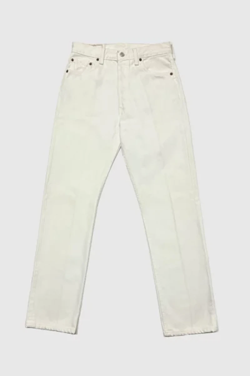 Vintage 1990’s Levi’s 501 White Denim Jeans