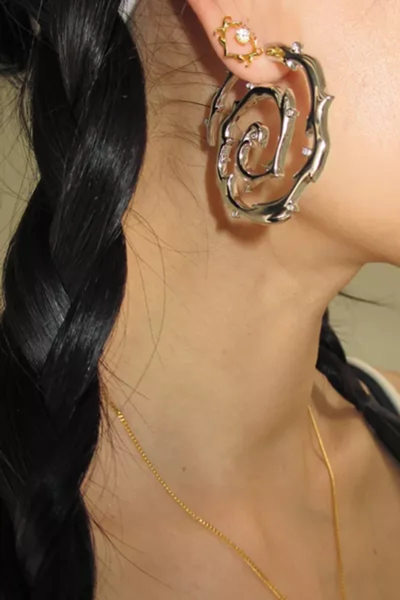 RIMOR The Spiral Hoop Earrings