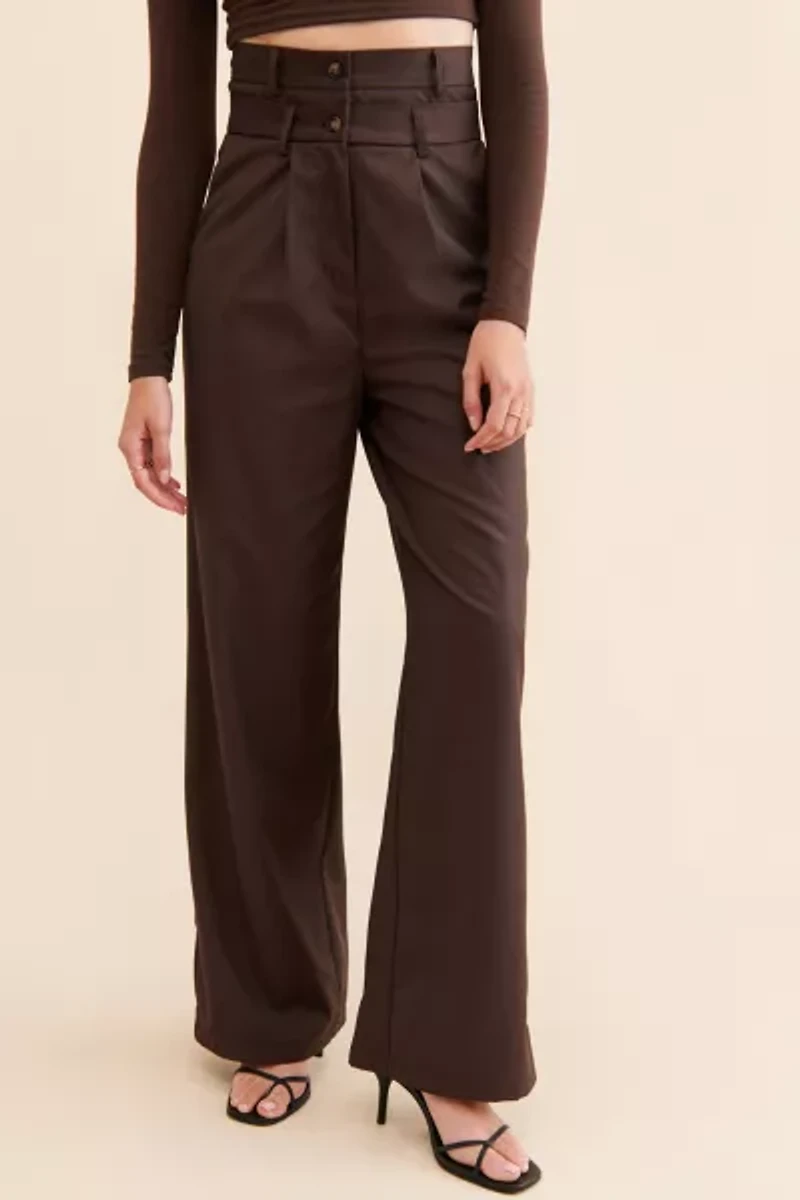 Glamorous Double-Waisted Trousers