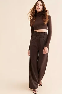 Glamorous Double-Waisted Trousers