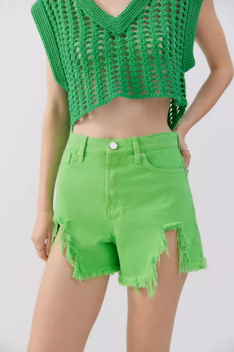 BDG Chewed Out Denim Shorts