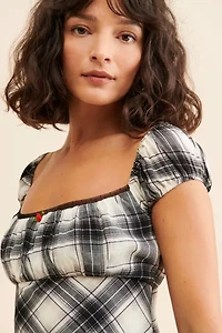 Ana Cap Sleeve Mini Dress
