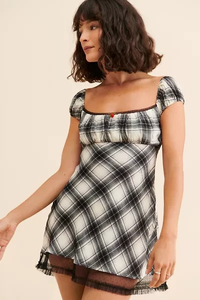 Ana Cap Sleeve Mini Dress