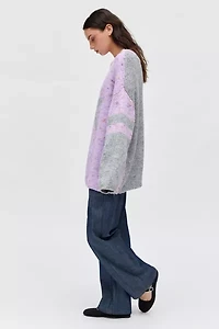 BDG Stella Star Graphic Oversized Pullover Sweater