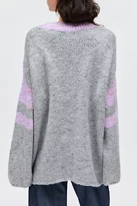 BDG Stella Star Graphic Oversized Pullover Sweater