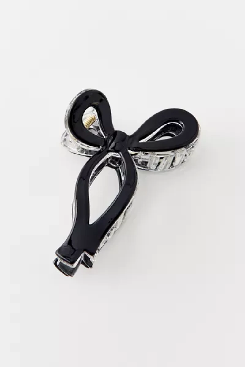 Resin Draped Bow Claw Clip