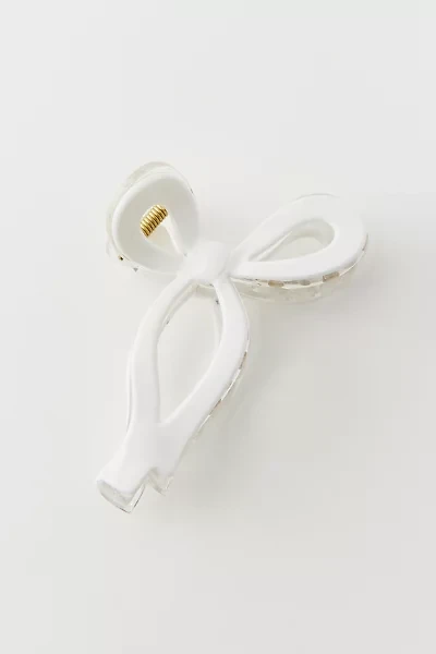 Resin Draped Bow Claw Clip